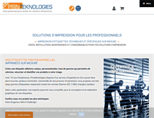 Tablet Screenshot of printeknologies.com